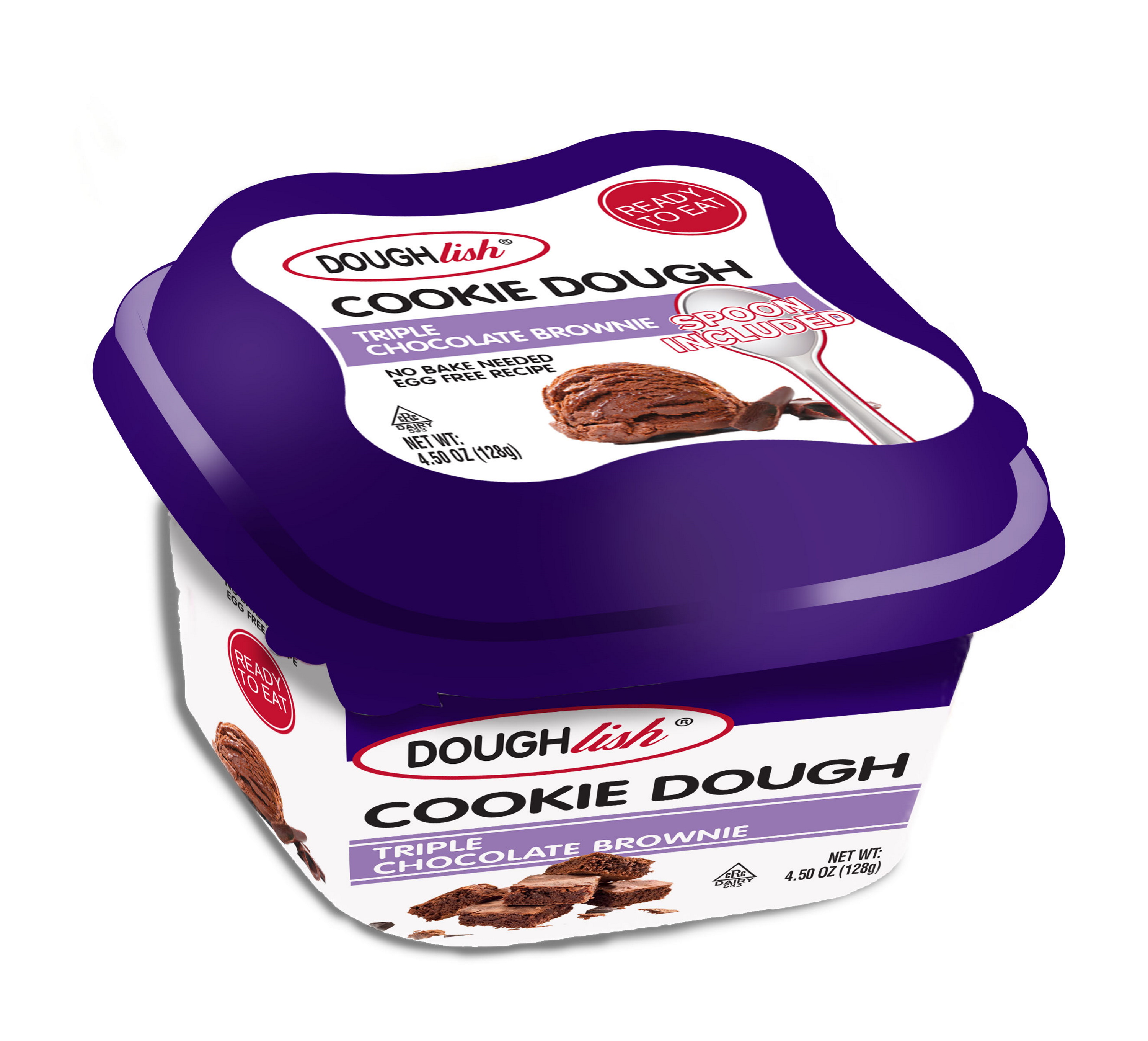 Triple Chocolate Brownie Doughlish - 4.5oz - 12 pack