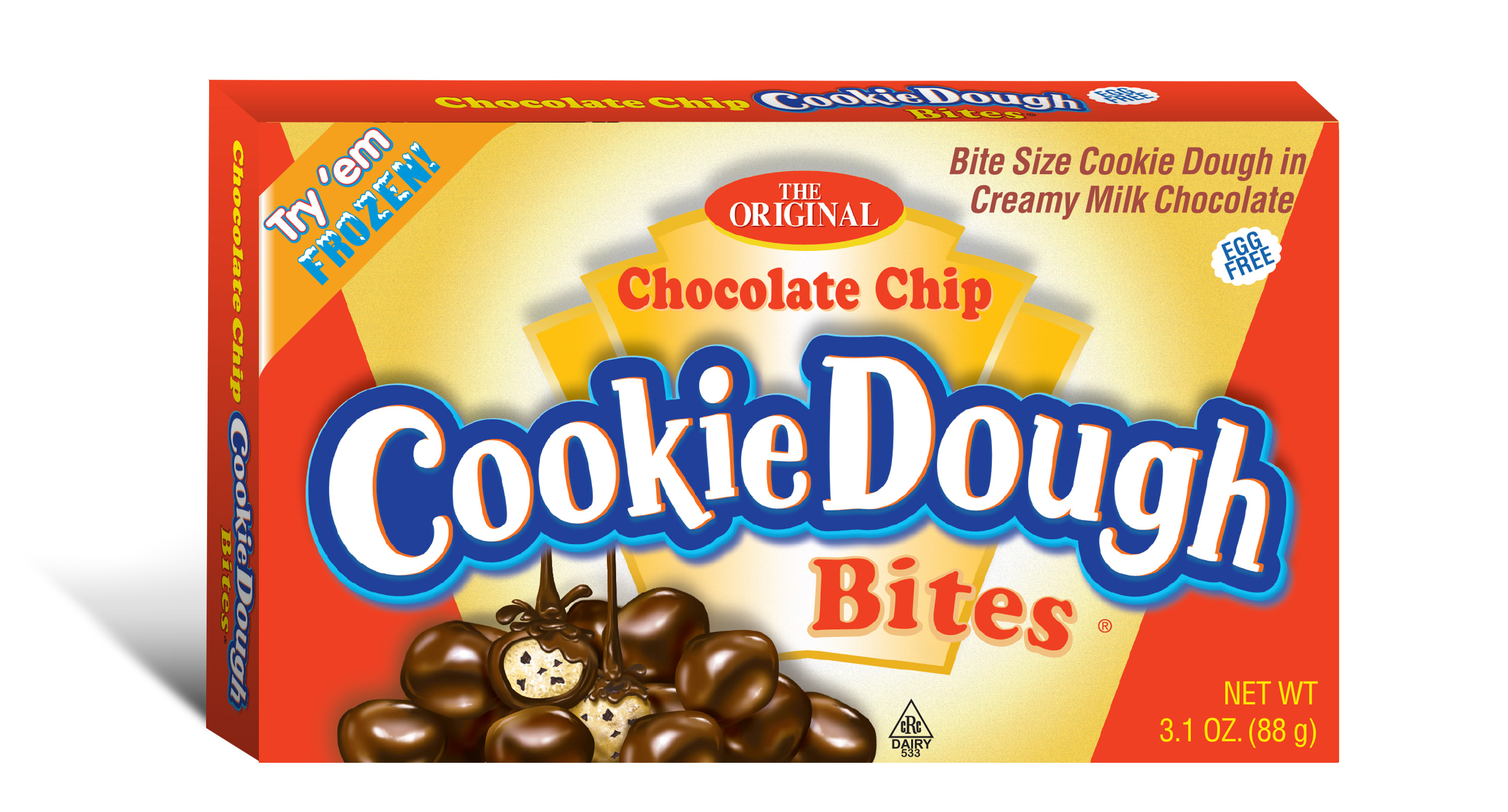 Chocolate Chip Cookie Dough Bites - Theater Box - 12 pack