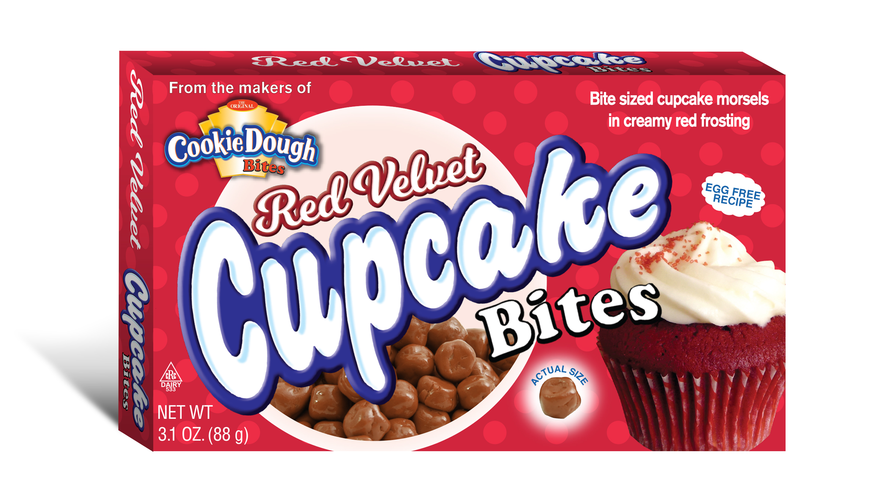 Red Velvet Cupcake Bites - Theater Box - 12 pack